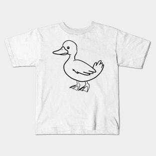 Stick figure duck Kids T-Shirt